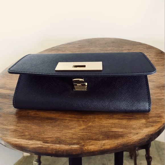 Michael Kors Black Callie Carryall Long Wallet - Picture 2 of 8